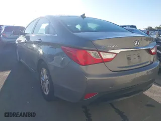 2014 Hyundai Sonata GLS with VIN 5NPEB4AC8EH915091, listed as a IAAI auction lot 41825481 with 58,280 mi miles. Bid and sale history available at carsss.com. Image 3.