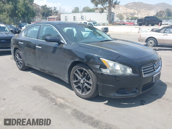2014 Nissan Maxima S with VIN 1N4AA5AP8EC469519, listed as a IAAI auction lot 42180940 with 119,966 mi miles and . Bid and sale history available at DreamBid. Image 1.
