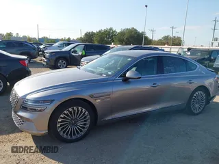 2023 Genesis G80 with VIN KMTGE4S1XPU006759, listed as a IAAI auction lot 37967251 with 3,047 mi miles and . Bid and sale history available at carsss.com. Image 14.