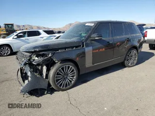 2021 Land Rover Range Rover P525 Westminster with VIN SALGS2SE9MA425948, listed as a Copart auction lot 74273934 with 62,059 mi miles and Salvage title. Bid and sale history available at DreamBid. Image 1.