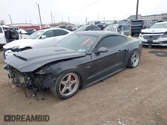 2016 Ford Mustang GT with VIN 1FA6P8CF0G5283880, listed as a IAAI auction lot 41477558 with 1 mi miles. Bid and sale history available at carsss.com. Image 17.