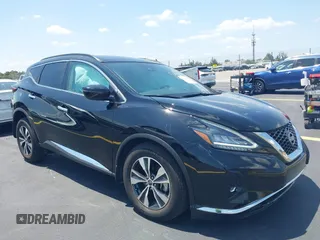 2024 Nissan Murano SV z VIN 5N1AZ2BJ2RC127416, wystawiony jako IAAI lot #42223089 z przebiegiem 5 538 mil mil oraz . Historia ofert i sprzedaży dostępna na DreamBid. Obrazek 1.