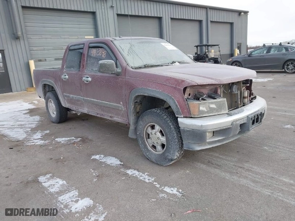 2007 Chevrolet Colorado LT w/1LT with VIN 1GCDT13E878140217, listed as a IAAI auction lot 41403848 with 153,589 mi miles. Bid and sale history available at carsss.com. Image 1.