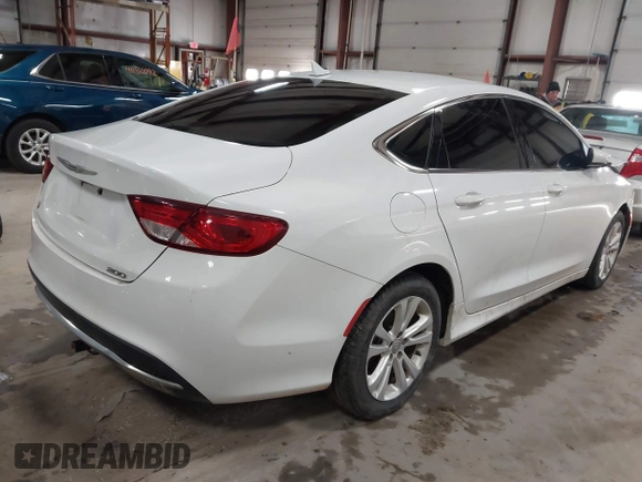 2015 Chrysler 200 Limited with VIN 1C3CCCAB2FN683146, listed as a IAAI auction lot 41213117 with 131,022 mi miles and . Bid and sale history available at DreamBid. Image 4.