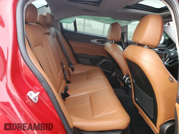 2018 Alfa Romeo Giulia with VIN ZARFAEDN3J7567151, listed as a Copart auction lot 85385364 with Not provided miles and Salvage title. Bid and sale history available at DreamBid. Image 11.