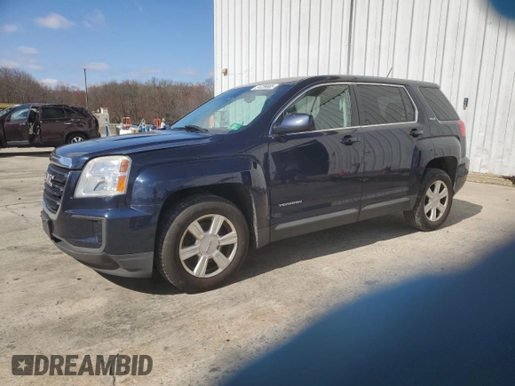 2016 GMC Terrain SLE with VIN 2GKFLSEK3G6321382, listed as a Copart auction lot 51226885 with 189,732 mi miles and Clean Title. Bid and sale history available at DreamBid. Image 1.