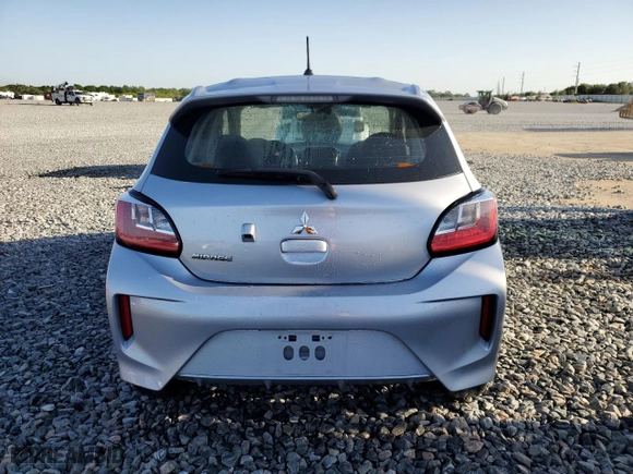 2022 Mitsubishi Mirage ES with VIN ML32AUHJ0NH002711, listed as a Copart auction lot 52491145 with 62,908 mi miles and Clean Title. Bid and sale history available at carsss.com. Image 6.