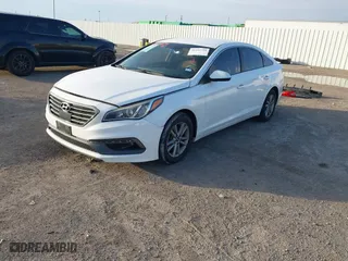 2016 Hyundai Sonata 2.4L SE with VIN 5NPE24AF9GH295932, listed as a IAAI auction lot 41552729 with 153,198 mi miles. Bid and sale history available at carsss.com. Image 18.