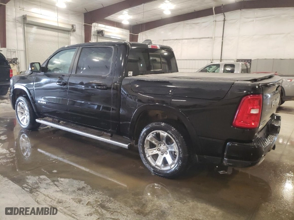2025 Ram 1500 Big Horn with VIN 1C6SRFFP8SN535922, listed as a Copart auction lot 86915474 with 5,542 mi miles and Salvage Title. Bid and sale history available at carsss.com. Image 2.