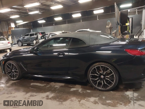 2023 BMW 8 Series with VIN WBAFY4C01PCM52812, listed as a IAAI auction lot 41967777 with 12,490 mi miles and . Bid and sale history available at DreamBid. Image 14.