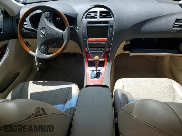 2012 Lexus ES 330 with VIN JTHBK1EG6C2504073, listed as a Copart auction lot 60984045 with Not provided miles and Salvage title. Bid and sale history available at DreamBid. Image 8.