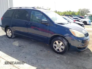 2004 Toyota Sienna CE with VIN 5TDZA23C04S196143, listed as a Copart auction lot 52233465 with 163,516 mi miles and Clean Title. Bid and sale history available at carsss.com. Image 4.