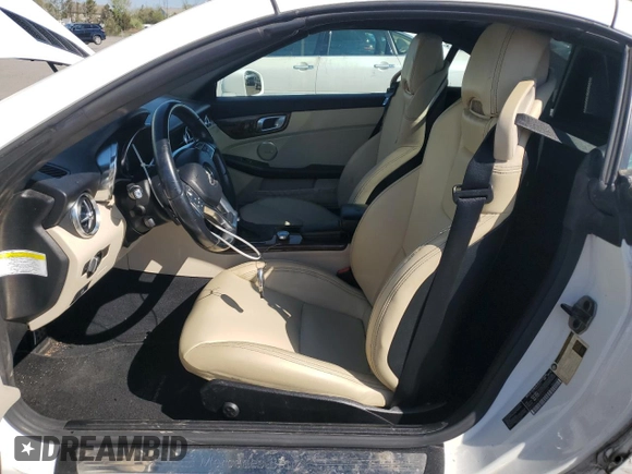 2014 Mercedes-Benz SLK 250 with VIN WDDPK4HA1EF081565, listed as a Copart auction lot 54008025 with 87,808 mi miles and Salvage title. Bid and sale history available at DreamBid. Image 7.