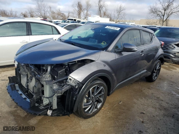 2021 Toyota C-HR LE with VIN JTNKHMBX0M1115552, listed as a Copart auction lot 37291024 with NaN miles and Salvage Title. Bid and sale history available at carsss.com. Image 1.