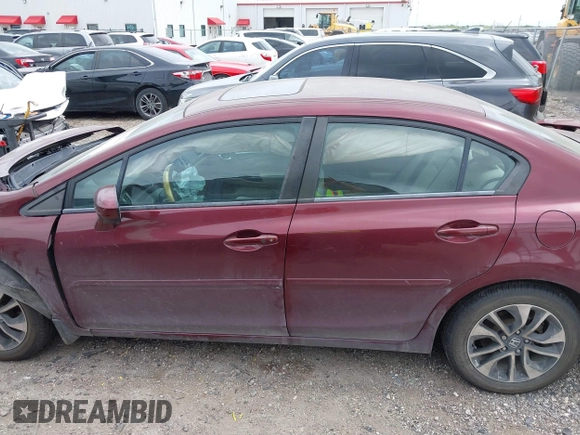 2014 Honda Civic Sedan EX with VIN 19XFB2F82EE020519, listed as a IAAI auction lot 41888819 with 127,412 mi miles. Bid and sale history available at carsss.com. Image 15.