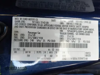 2017 Ford Focus Titanium with VIN 1FADP3J29HL204892, listed as a IAAI auction lot 42032705 with 119,028 mi miles and . Bid and sale history available at DreamBid. Image 9.