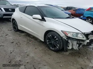 2015 Honda CR-Z EX with VIN JHMZF1D65FS001201, listed as a Copart auction lot 44050215 with 59,604 mi miles and Salvage Title. Bid and sale history available at carsss.com. Image 10.