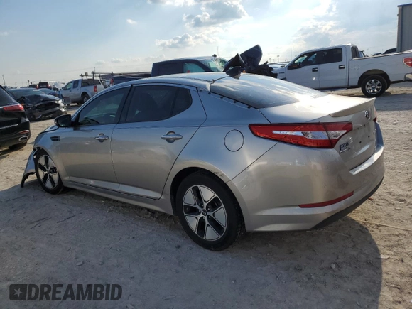 2013 Kia Optima Hybrid EX with VIN KNAGM4AD5D5044688, listed as a Copart auction lot 70068464 with 125,338 mi miles and Salvage Title. Bid and sale history available at carsss.com. Image 2.