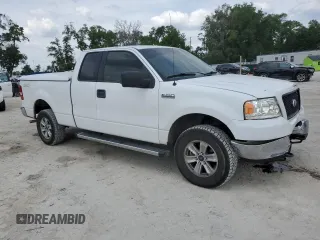 2005 Ford F-150 STX with VIN 1FTRX14W35FB76018, listed as a Copart auction lot 54075785 with 209,176 mi miles and Salvage Title. Bid and sale history available at carsss.com. Image 4.