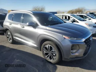 2019 Hyundai Santa Fe Ultimate with VIN 5NMS5CAA2KH059265, listed as a Copart auction lot 48357665 with 5,312 mi miles and Salvage Title. Bid and sale history available at carsss.com. Image 4.