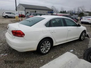 2012 Volkswagen Passat SE z VIN 1VWBP7A35CC004339, wystawiony jako Copart lot #80462614 z przebiegiem 182 748 mil mil oraz Nie do naprawy • Non repairable. Historia ofert i sprzedaży dostępna na DreamBid. Obrazek 3.