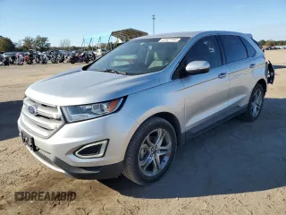 2016 Ford Edge Titanium with VIN 2FMPK3K91GBB06466, listed as a Copart auction lot 82827144 with 108,092 mi miles and Salvage Title. Bid and sale history available at carsss.com. Image 1.