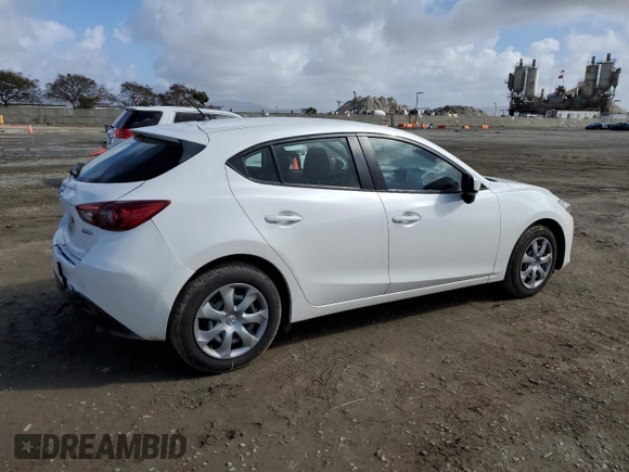 2016 Mazda 3 i Sport with VIN JM1BM1J79G1287549, listed as a Copart auction lot 45183375 with 43,123 mi miles and Salvage Title. Bid and sale history available at DreamBid. Image 3.