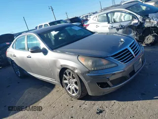 2011 Hyundai Equus Signature with VIN KMHGH4JF1BU034473, listed as a IAAI auction lot 41263133 with 251,228 mi miles and . Bid and sale history available at DreamBid. Image 1.