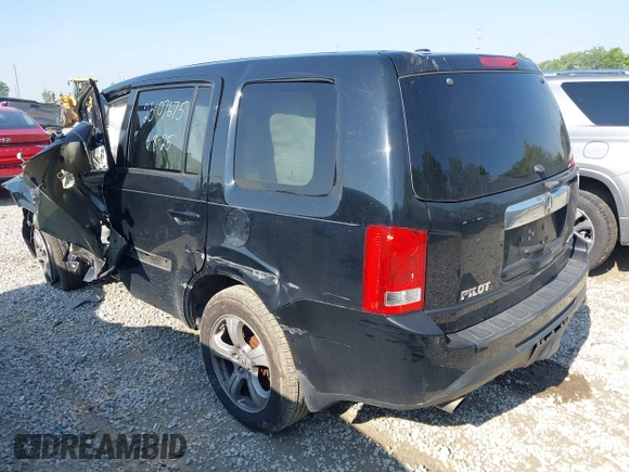2013 Honda Pilot EX-L with VIN 5FNYF4H67DB045560, listed as a IAAI auction lot 42475666 with 108,938 mi miles and . Bid and sale history available at DreamBid. Image 3.