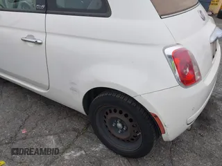 2012 FIAT 500 Pop with VIN 3C3CFFDR7CT120509, listed as a IAAI auction lot 42042059 with 116,805 mi miles. Bid and sale history available at carsss.com. Image 12.
