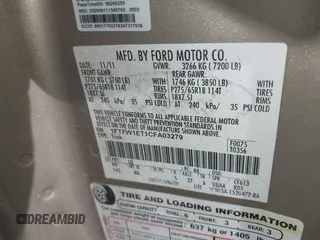 2012 Ford F-150 XL with VIN 1FTFW1ET1CFA03279, listed as a IAAI auction lot 42107076 with 160,972 mi miles. Bid and sale history available at carsss.com. Image 9.