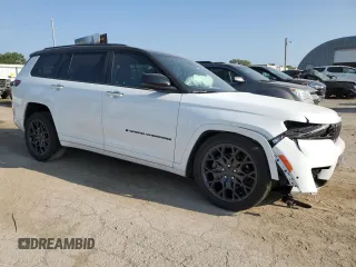 2023 Jeep Grand Cherokee Summit Reserve with VIN 1C4RJKEG3P8736786, listed as a Copart auction lot 59098804 with 16,064 mi miles and Salvage title. Bid and sale history available at DreamBid. Image 4.