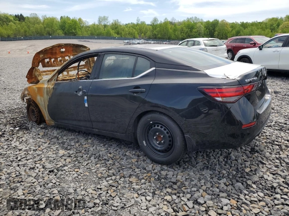 2025 Nissan Sentra S z VIN 3N1AB8BV2SY291828, wystawiony jako Copart lot #56495925 z przebiegiem Nie podano mil oraz Szkoda całkowita • Salvage title. Historia ofert i sprzedaży dostępna na DreamBid. Obrazek 2.