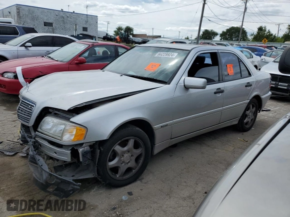 1999 Mercedes-Benz C 230/260/280/320 with VIN WDBHA24GXXA753413, listed as a Copart auction lot 66229924 with Not Provided miles and Salvage Title. Bid and sale history available at carsss.com. Image 1.