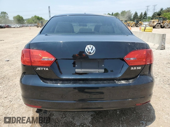 2013 Volkswagen Jetta SE with VIN 3VWDX7AJ4DM257210, listed as a Copart auction lot 61043365 with 85,166 mi miles and Salvage title. Bid and sale history available at DreamBid. Image 6.