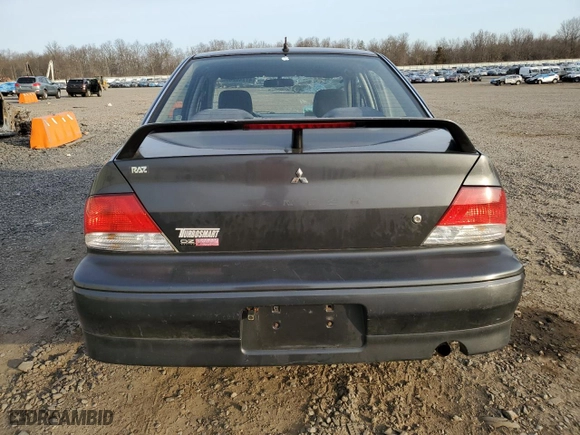 2003 Mitsubishi Lancer OZ-Rally with VIN JA3AJ86E83U050773, listed as a Copart auction lot 47749265 with 195,801 mi miles and Salvage Title. Bid and sale history available at carsss.com. Image 6.