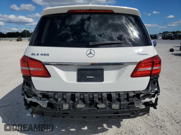 2017 Mercedes-Benz GLS with VIN 4JGDF6EE8HA822280, listed as a Copart auction lot 72396383 with 39,370 mi miles. Bid and sale history available at carsss.com. Image 6.