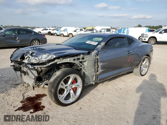 2022 Chevrolet Camaro LT1 with VIN 1G1FE1R77N0127510, listed as a Copart auction lot 45901225 with 15,169 mi miles and Salvage Title. Bid and sale history available at carsss.com. Image 1.