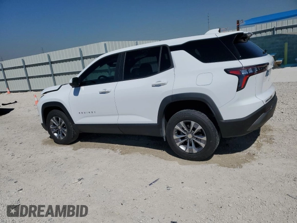 2025 Chevrolet Equinox FWD LT with VIN 3GNAXHEG2SL108007, listed as a Copart auction lot 50139305 with 12,465 mi miles and Non Repairable. Bid and sale history available at DreamBid. Image 2.