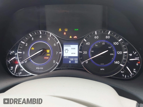 2011 Infiniti QX56 7-passenger with VIN JN8AZ2NF0B9500391, listed as a IAAI auction lot 41001635 with 166,100 mi miles and . Bid and sale history available at DreamBid. Image 7.
