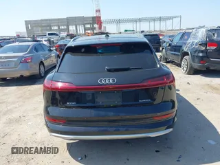 2022 Audi e-tron Premium Plus with VIN WA1LABGE6NB022565, listed as a IAAI auction lot 42402533 with 25,075 mi miles and . Bid and sale history available at DreamBid. Image 17.