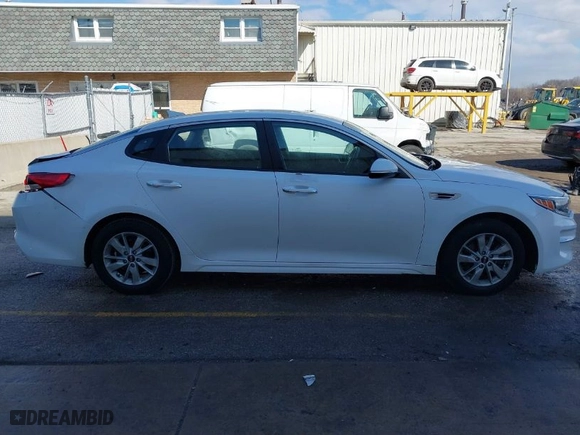 2018 Kia Optima LX with VIN 5XXGT4L3XJG216120, listed as a IAAI auction lot 41691044 with 124,919 mi miles. Bid and sale history available at carsss.com. Image 14.