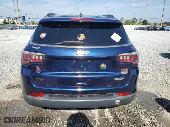 2018 Jeep Compass Latitude with VIN 3C4NJCBB5JT125048, listed as a Copart auction lot 54933965 with 82,266 mi miles and Salvage Title. Bid and sale history available at DreamBid. Image 6.