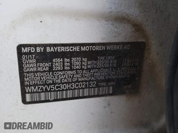 2017 MINI Countryman Cooper z VIN WMZYV5C30H3C02132, wystawiony jako Copart lot #72447384 z przebiegiem 75 529 mil mil oraz Szkoda całkowita • Salvage title. Historia ofert i sprzedaży dostępna na DreamBid. Obrazek 13.