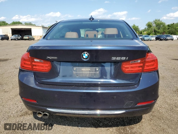 2015 BMW 3 Series 328i xDrive with VIN WBA3B5G50FNS16915, listed as a Copart auction lot 61603915 with 137,059 mi miles and Salvage title. Bid and sale history available at DreamBid. Image 6.