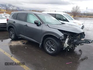 2021 Nissan Rogue S with VIN 5N1AT3AB9MC771750, listed as a IAAI auction lot 41208345 with 45,501 mi miles and . Bid and sale history available at DreamBid. Image 1.