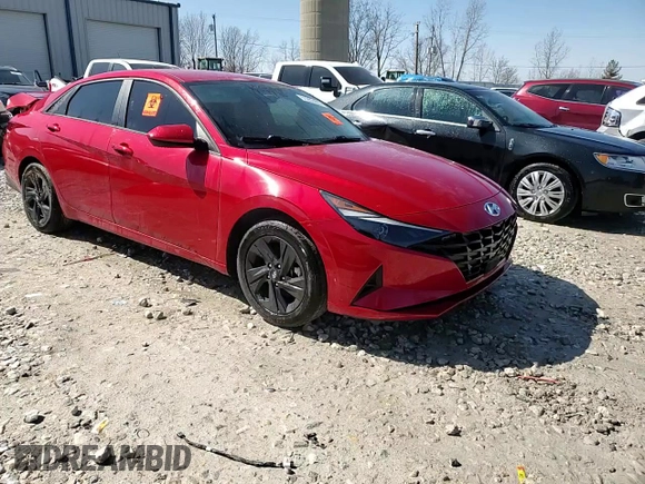 2021 Hyundai Elantra SEL with VIN 5NPLS4AG8MH040829, listed as a Copart auction lot 51252405 with Not Provided miles and Non Repairable. Bid and sale history available at carsss.com. Image 13.