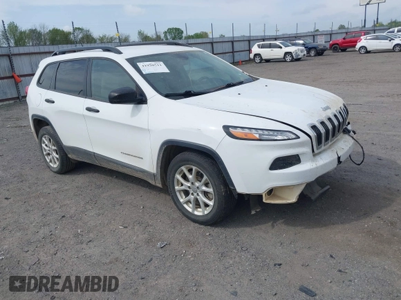 2017 Jeep Cherokee Sport z VIN 1C4PJLAB1HW640613, wystawiony jako IAAI lot #41930511 z przebiegiem 101 154 mil mil oraz . Historia ofert i sprzedaży dostępna na DreamBid. Obrazek 1.