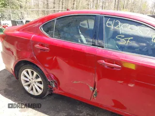 2010 Lexus IS 250 with VIN JTHCF5C27A5044022, listed as a IAAI auction lot 42008796 with 124,305 mi miles and . Bid and sale history available at carsss.com. Image 6.