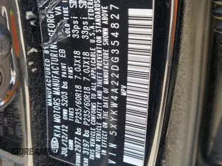 2013 Kia Sorento SX with VIN 5XYKW4A22DG354827, listed as a Copart auction lot 55116765 with 173,270 mi miles and Clean Title. Bid and sale history available at carsss.com. Image 13.